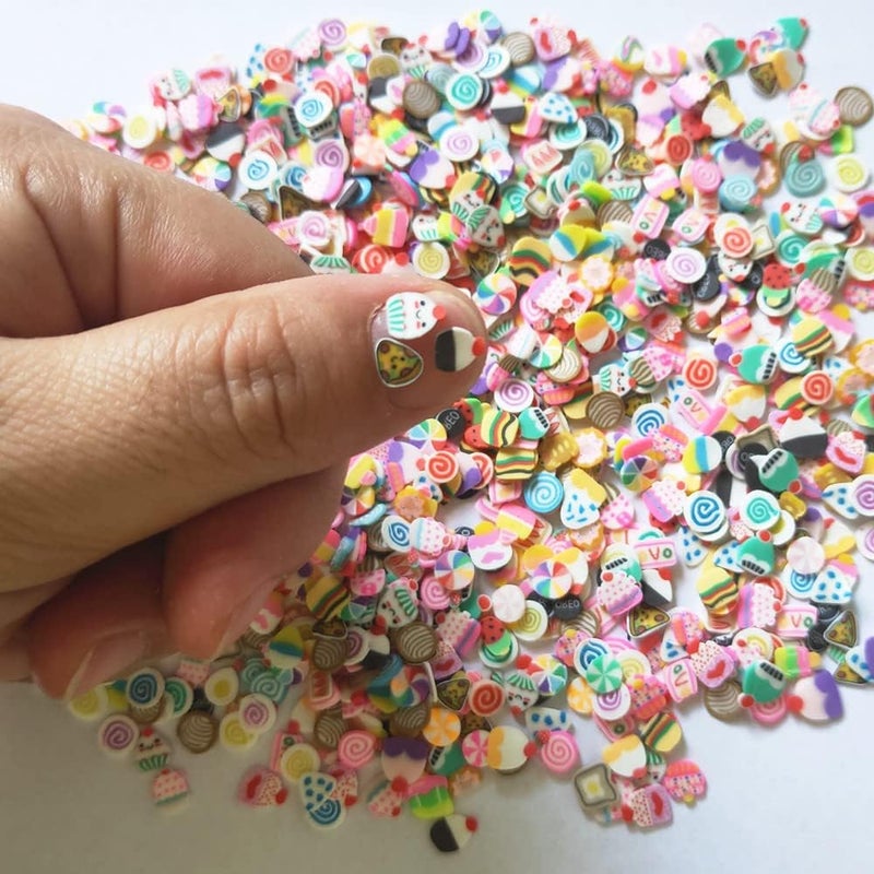 Mo Sheng Accessory 40g Mini Cakes Fimo Polymer Slices Adults Nails Slices Art Design Supplies DIY Craft (Cakes) - Image 4